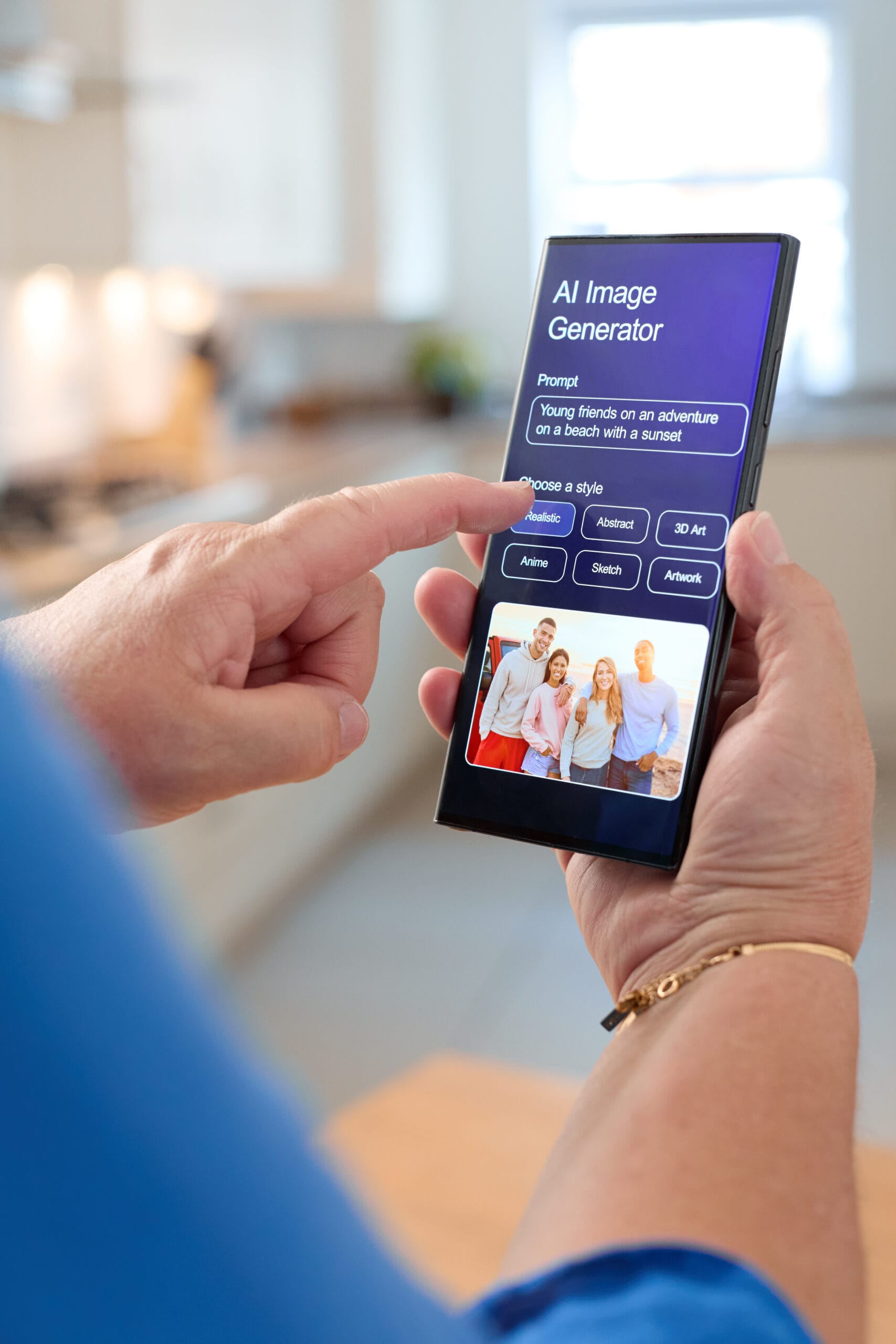 Exploring Innovative Technology Through Mobile Phone Interface for Creative Image Generation in Modern Kitchen | Bpointer